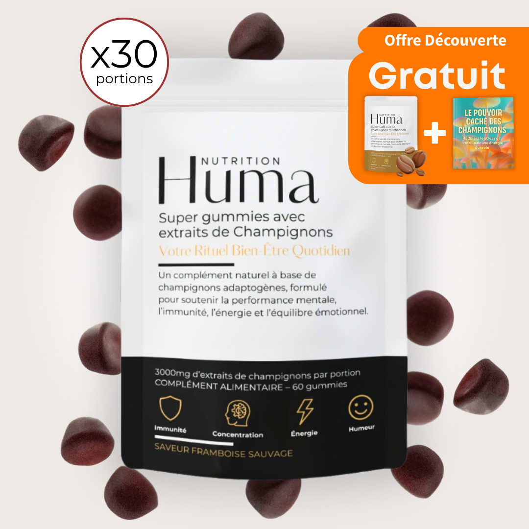 SuperGummies™ - Énergie, Concentration et Clarté Mentale